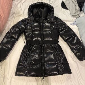 Sam Black Puffer Coat